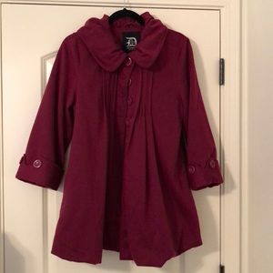 Maroon coat